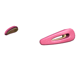 Miau Glitter Hair Clips Super Pink