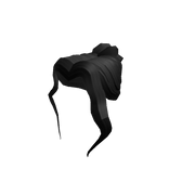 Midnight Y2K Witch Bun Hair