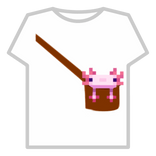  Minecraft axolotl in a bag 