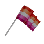 Mini Les Pride Flag