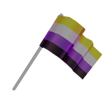 Mini Non Binary Pride Flag