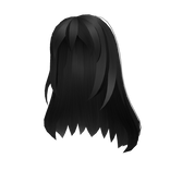 Modern Long Black Hair