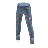 Mom Jeans with Stickers
