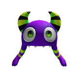 Monster Buddy Hat Purple Green