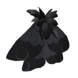 Moth Wings Black