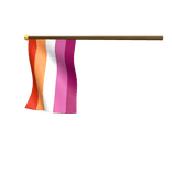 Mouth Pride Flag: (Lesbian Flag)