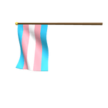 Mouth Pride Flag: Trans