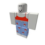 🍄Mushroom Jeans Red Cottage Blue Aesthetic Cutes