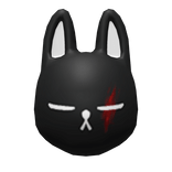 Neo Bunny Mask | Scarred Red