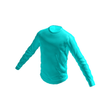 Neon Blue Long Sleeve Shirt