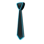 Neon Blue Tie