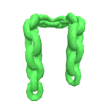 Neon Green Chain Link Scarf 3.0