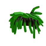 Neon Green Messy Dreads