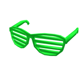 Neon Green Shutter Shades