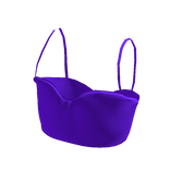 Neon Purple Tankini Crop Top