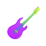 Neon Rocker Guitar