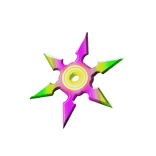 Neon Throwing Stars