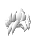 Neon White Grey Spiky Anime Hair