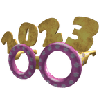 New Years Glasses (Pink) 