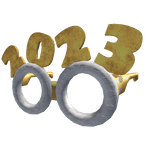 New Years Glasses (Silver)