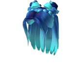 Ocean Ombre Space Bun Braid