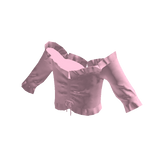 Off Shoulder Blouse - Pink 