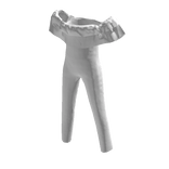 Off Shoulder Overalls - White