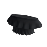 Off The Shoulder Ruffle Crop - Black