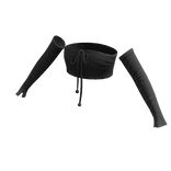 Off The Shoulder Tied Crop Top - Grey