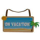 On Vacation Sign