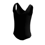 One Piece Full Body Swimsuit Black