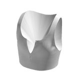 Open Cropped Tank Top - White