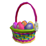 Opened Cool Egg Basket of Spring