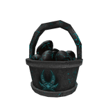 Opened Korblox Basket of the Frozen Dark