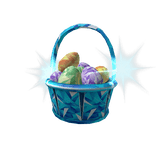 Opened Sparkle Basket of Bunny Time