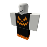 orange & black evil Halloween pumpkin