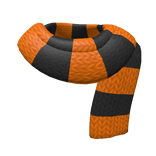 Orange and Black Knit Scarf (1.0)