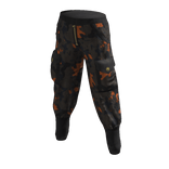 Orange Camo Baggy Pants