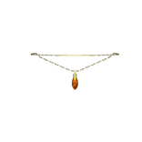 Orange Christmas Light Necklace