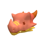 Orange Dragon Head - Kawaii Costume