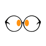 Orange Eyes Glasses