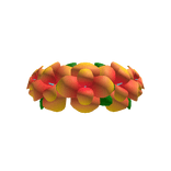 Orange Flower Crown