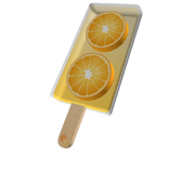 Orange Ice Pop