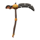 Orange Jack O' Lantern Scythe