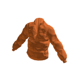 Orange Loose Open Shirt