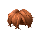 Orange Messy Bed Hair