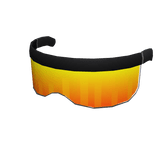 Orange Neon Visor