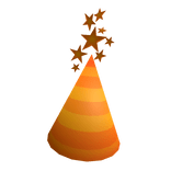 Orange Party Hat