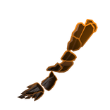 Orange Shattered Dragon Tail