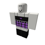 💜 Purple Butterfly Plaid Skirt Y2K Aesthetic Cute